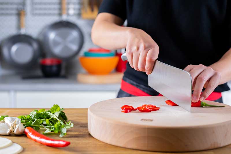 School of Wok Cleaver Sharpening